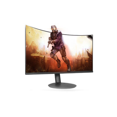 Black Desktop 2ms 1080p 60hz Curved Monitor / Lcd Pc Monitor