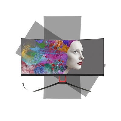Không khung HDMI VGA 75Hz 30inch 1080P Curved PC Gaming Monitor Được xây dựng trong loa