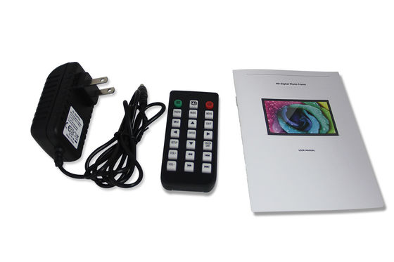 7 inch LCD Digital Photo Frame 1024x600 IPS Screen Độ sáng điều chỉnh