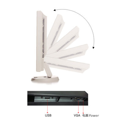 10.4 inch 1024 * 768 màn hình máy tính LCD HDMI Port Wall Mount type