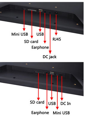 NFC 12inch WIFI Android Tablet All In One Với Ống đeo tường