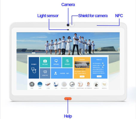 10.1-inch Android 8.1 máy tính bảng y tế với màn hình IPS và xử lý cuộc gọi cho sử dụng bệnh viện