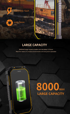 Máy tính cầm tay 8 inch WIFI BT 5G 4G Industrial Rugged Tablet IP68 chống nước