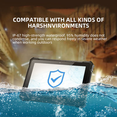 10.1in màn hình cảm ứng công nghiệp cứng Tablet Lightweight Windows 10 Tablet