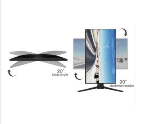 IPS không khung màn hình máy tính để bàn chơi game 1ms Free Sync 24 Inch 144hz Monitor