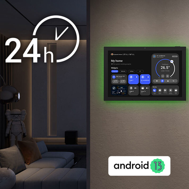 15.6 inch RK3588 PoE tương thích tường gắn máy tính bảng cho tự động hóa nhà thông minh với Android 13