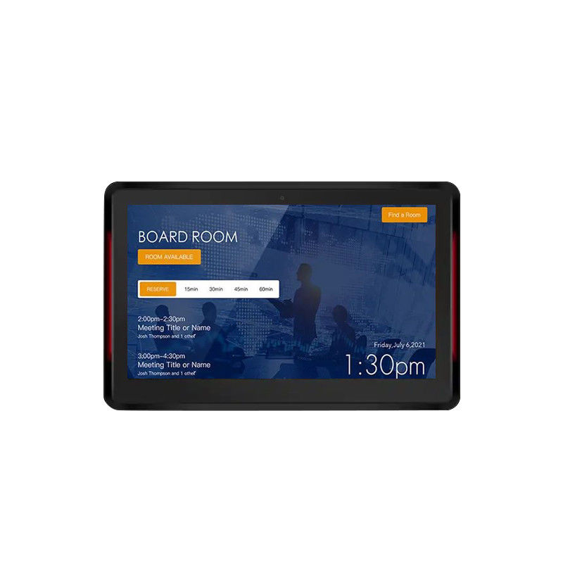 10.1Inch RK3399 2+16GB Wall Mounted Conference Room Tablet NFC POE Meeting Room Booking System với ánh sáng hai bên