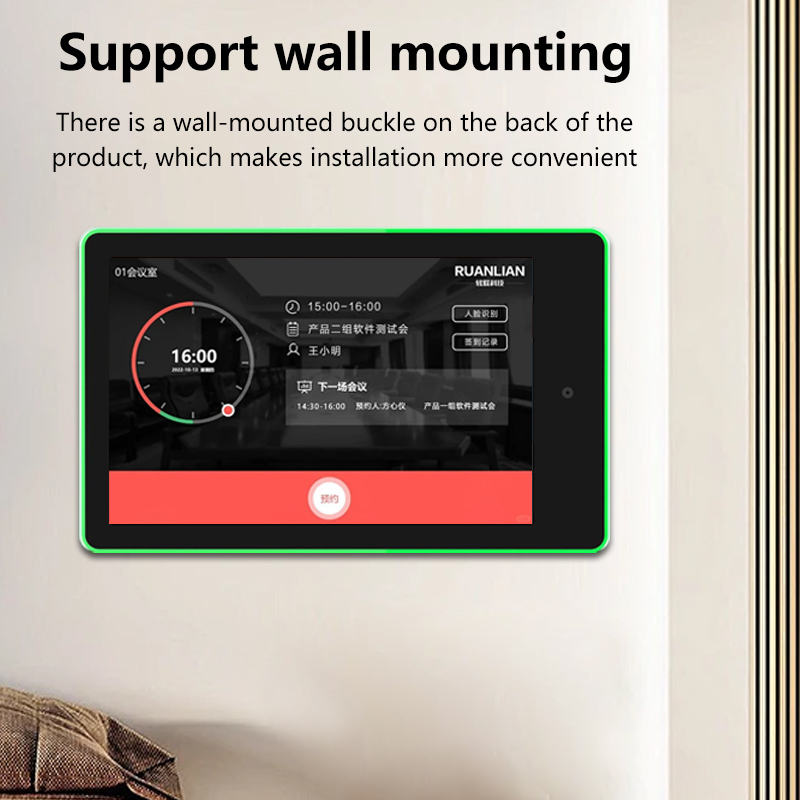 Máy tính bảng Android gắn tường 10,1 inch với RK3566 Quad Core và cấp nguồn PoE cho Hệ thống đặt phòng họp