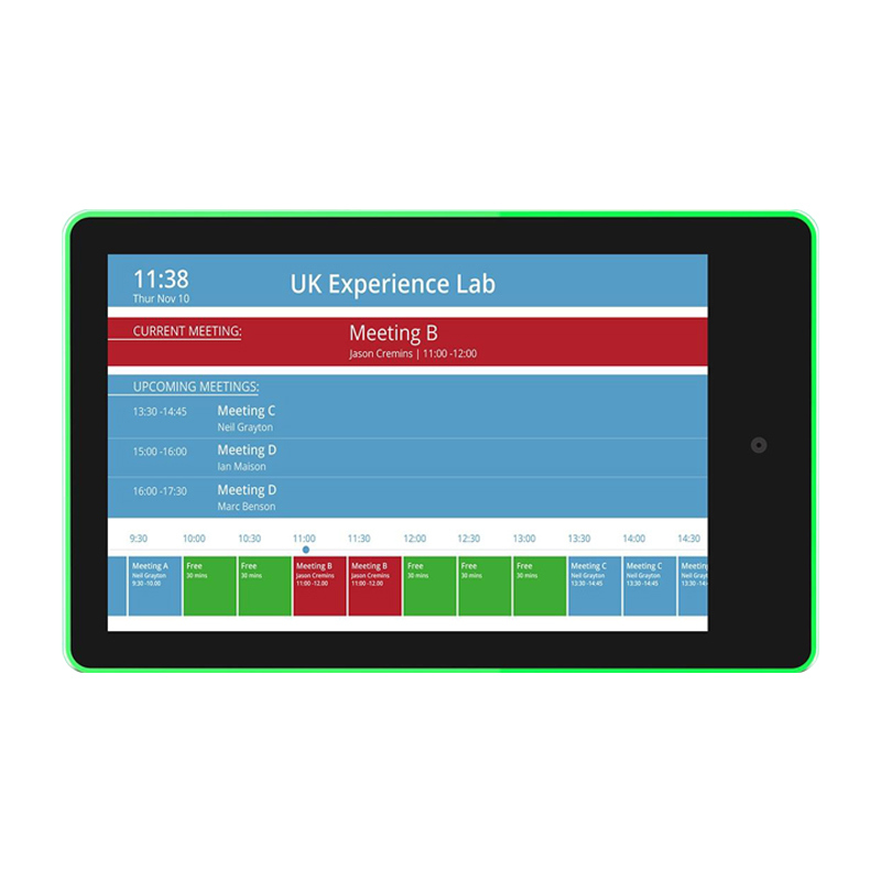 15.6 Inch Wall Mount Android Tablet PC với RK3566 Quad Core LED Light Bar để đặt phòng hội nghị