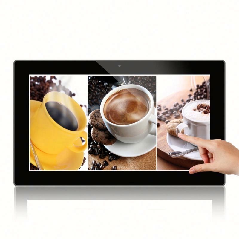 24 inch RJ45 POE Điện tất cả trong một Android Tablet 350cd / M2 trong nhà