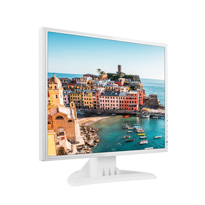 17 Inch Medical lcd Hopestar Monitor 1280 * 1024 màu trắng AV đầu vào