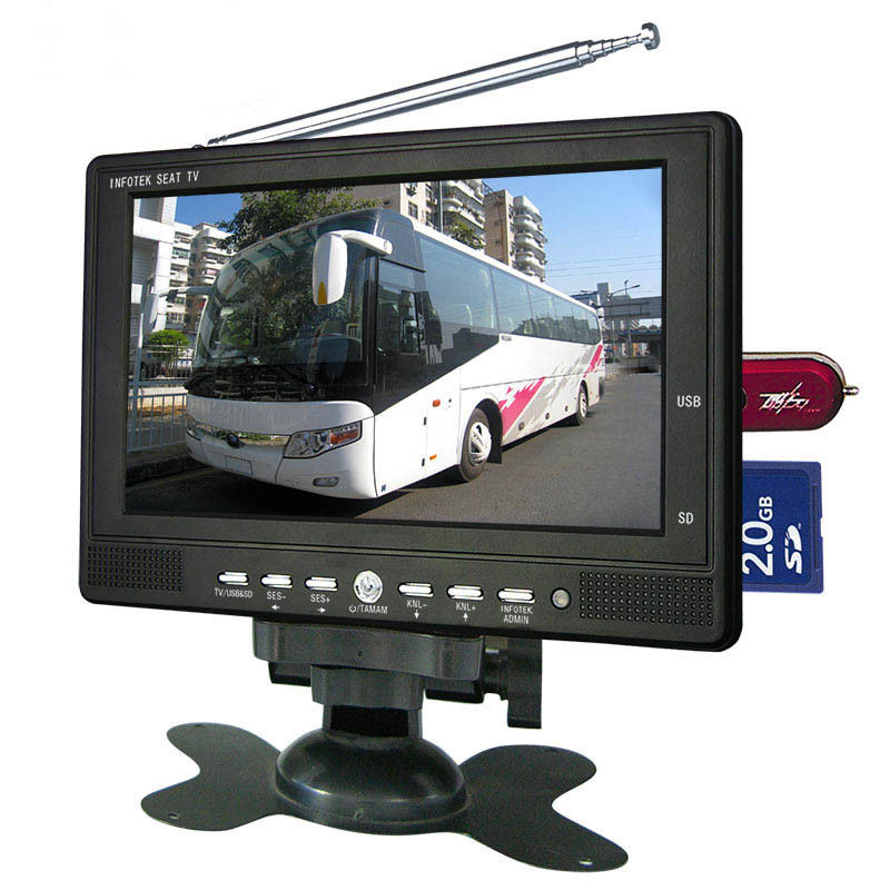 Máy ảnh hỗ trợ không dây màn hình LCD xe 7 inch màn hình TFT màn hình LCD IP67 1024x768