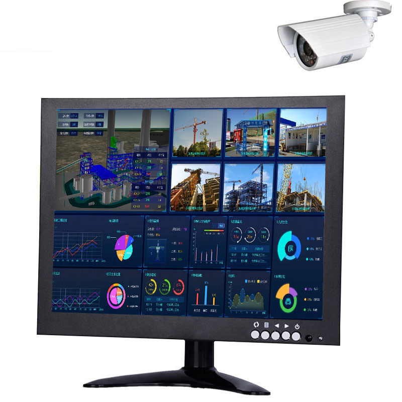 24VDC 10 Inch LCD Car Monitor 300cd / m2 HDMI USB VGA HD Độ phân giải màn hình LCD