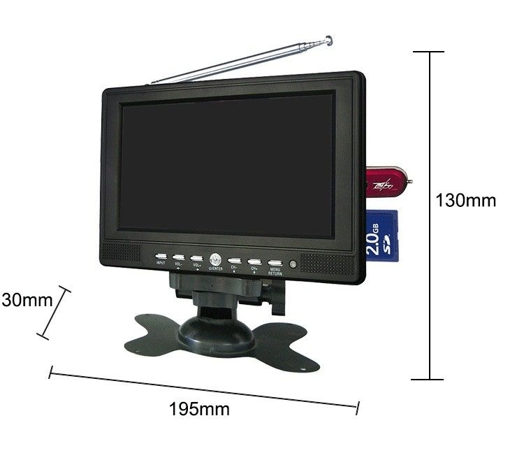 Điều khiển từ xa 7Inch Wireless Car Monitor / 8202 KD Headrest Car Monitor