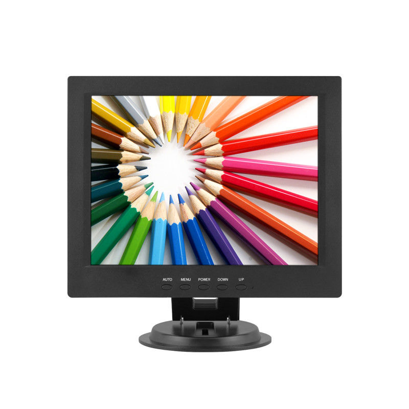 CE FCC Rohs TFT 12 Inch LCD Monitor 1024 * 768 300cd M2 DVI BNC Input
