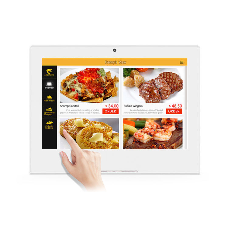 10.1Inch RK3288 NFC POE Desktop Android Tablet L loại máy tính bảng nhà hàng