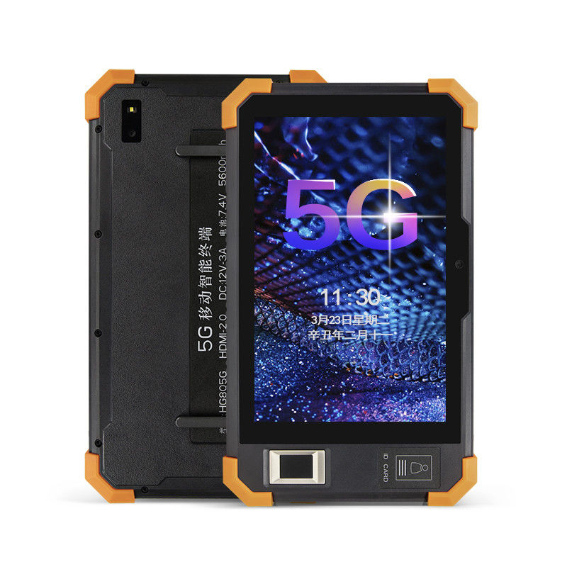 Kiểm tra chống nước IP68 8 Inch Android Tablet Công nghiệp 5G Fingerprint Module