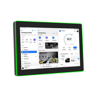13.3Inch Wall Mounted Conference Room Tablet NFC/RFID POE Tablet Android thương mại bao quanh đèn LED