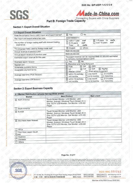 Trung Quốc Shenzhen Hopestar SCI-TECH Co., Ltd. Chứng chỉ
